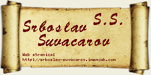 Srboslav Suvačarov vizit kartica